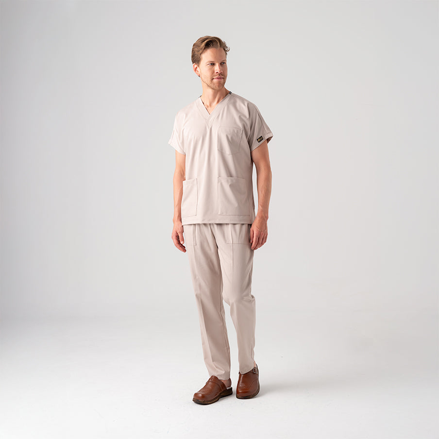 Krem Dr. Greys Scrubs Takım Best Likralı Kumaş