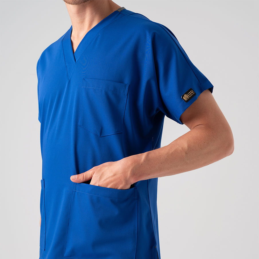 Saks Mavisi Dr. Greys  Scrubs Takım Best Likralı Kumaş