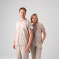 Krem Dr. Greys  Scrubs Takım Best Likralı Kumaş