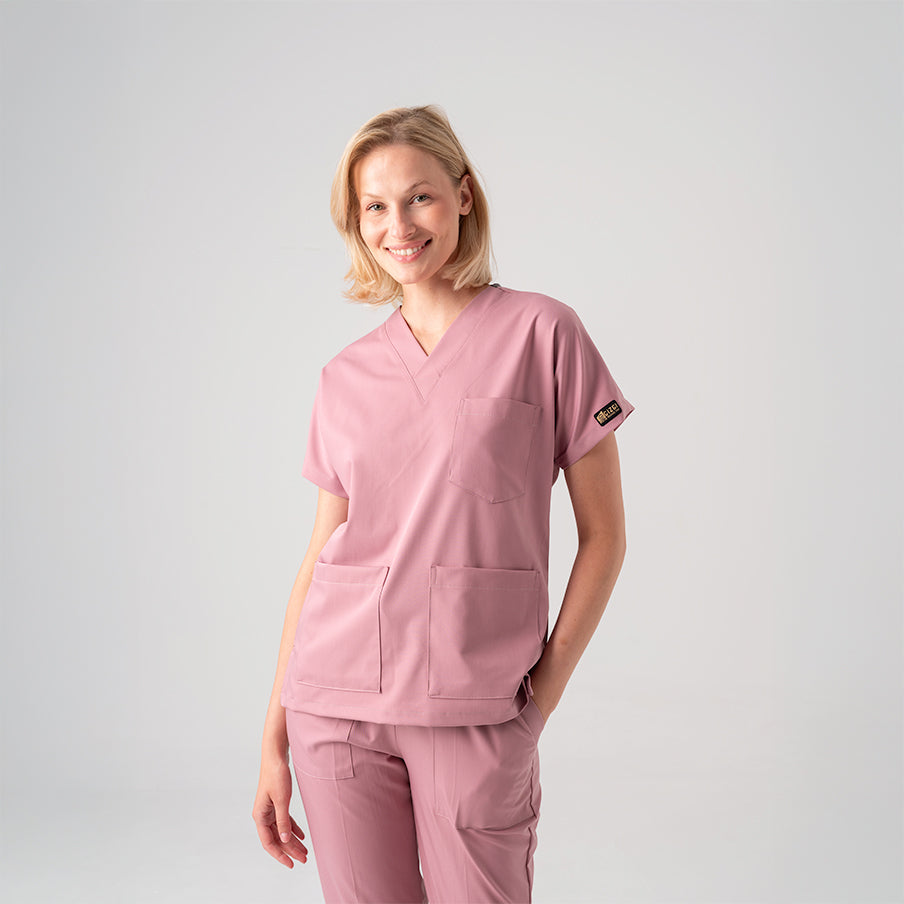 Gül Kurusu Dr. Greys  Scrubs Takım Best Likralı Kumaş