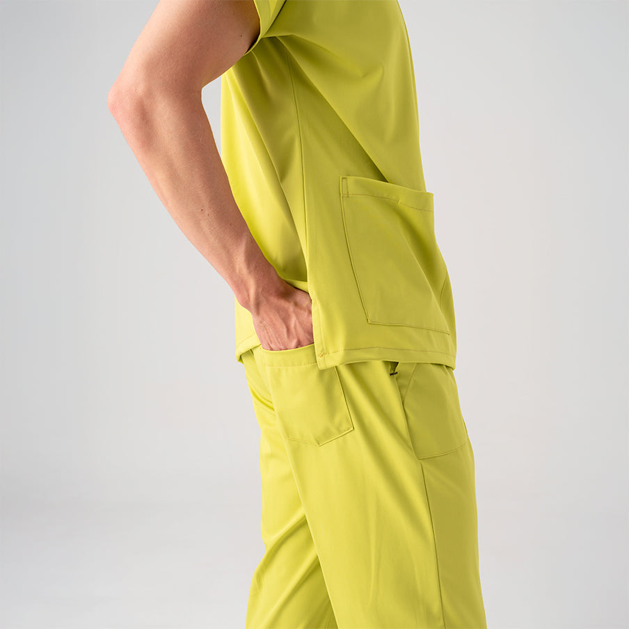 Neon Yeşil Dr. Greys  Scrubs Takım Best Likralı Kumaş