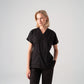 Siyah Dr. Greys  Scrubs Takım Best Likralı Kumaş
