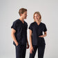 Lacivert Dr. Greys  Scrubs Takım Best Likralı Kumaş