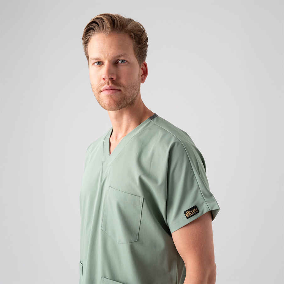 Mint Yeşili Dr. Greys  Scrubs Takım Best Likralı Kumaş