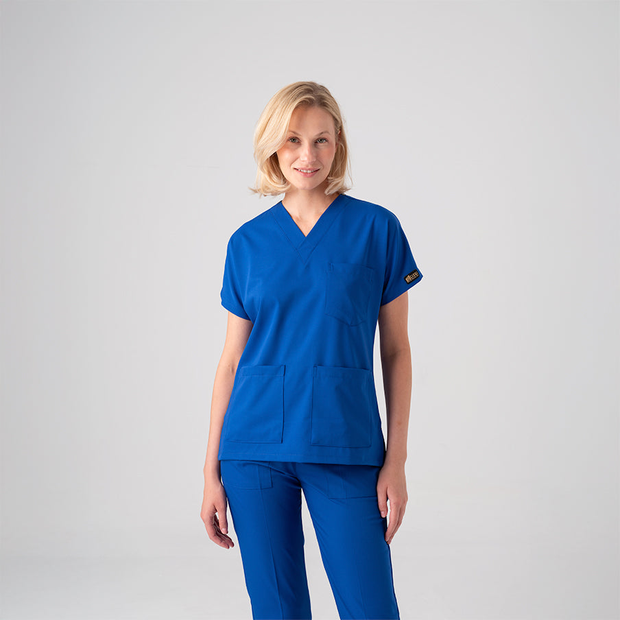 Saks Mavisi Dr. Greys  Scrubs Takım Best Likralı Kumaş