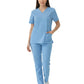 Alaskan Blue Dr. Greys  Scrubs Takım Lüks Likralı Kumaş
