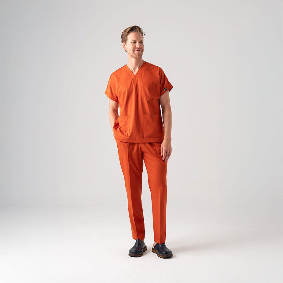 Kiremit Dr. Greys  Scrubs Takım Best Likralı Kumaş