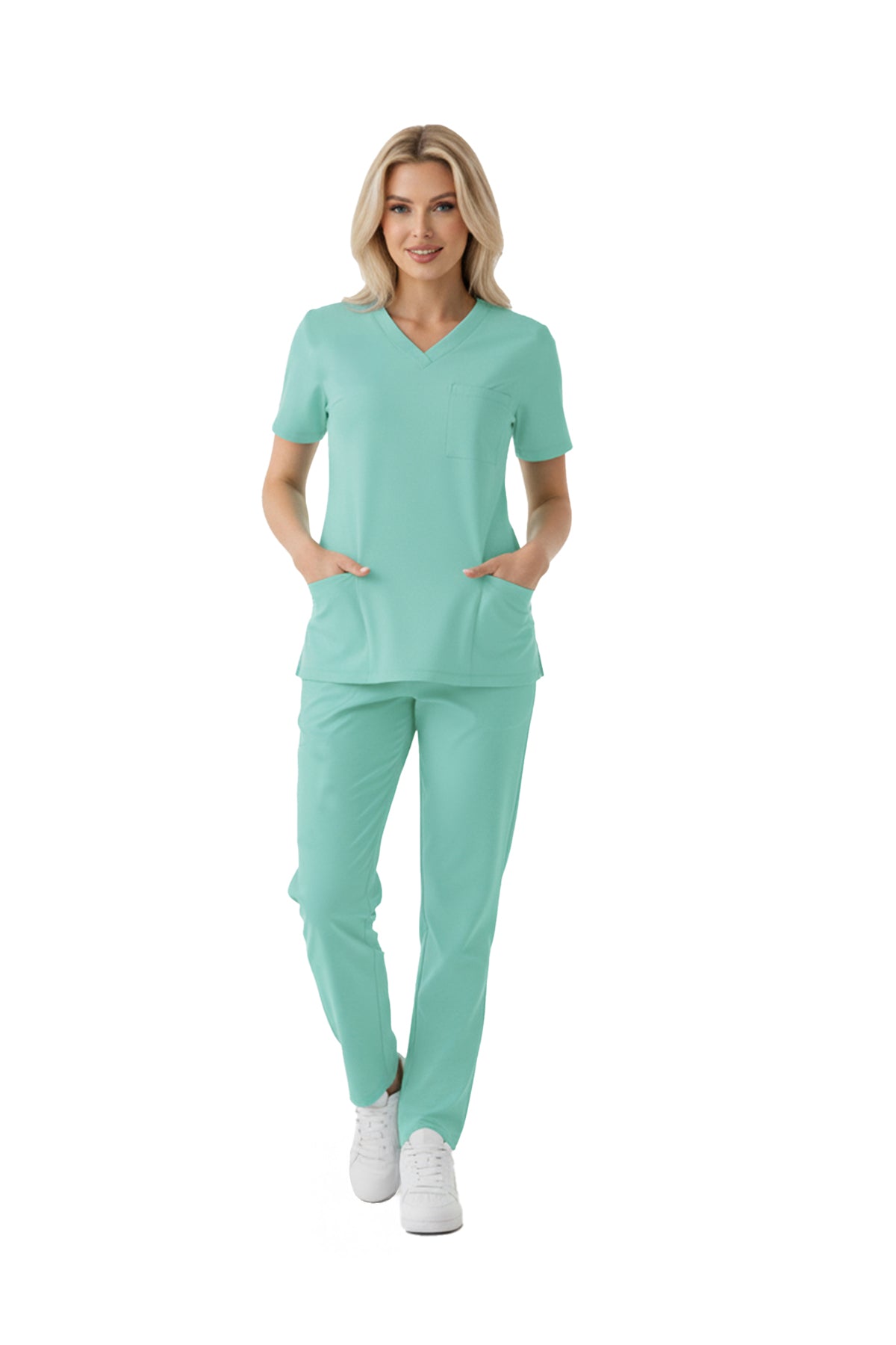 Bermuda Dr. Greys  Scrubs Takım Lüks Likralı Kumaş