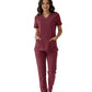 Biking Red Dr. Greys  Scrubs Takım Lüks Likralı Kumaş