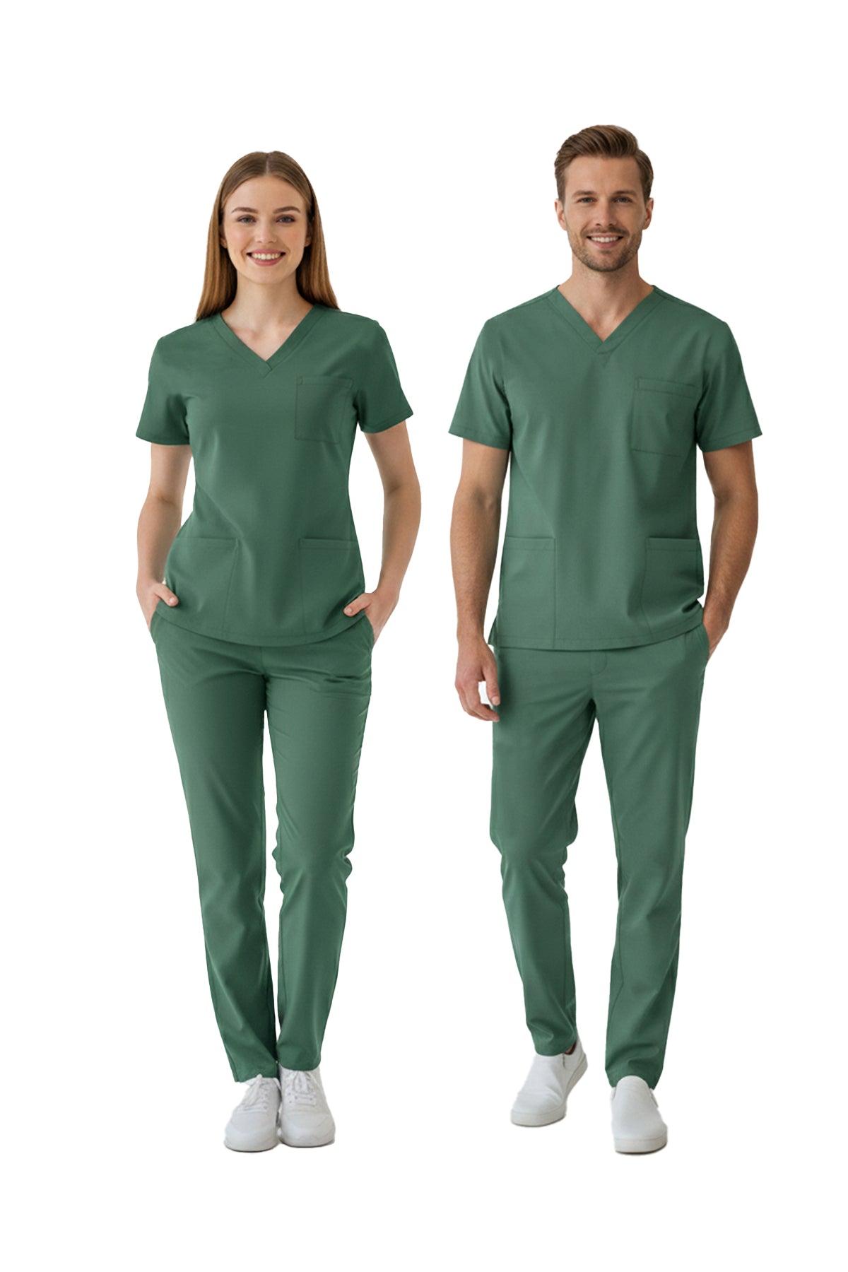 Frosty Spruce Dr. Greys  Scrubs Takım Lüks Likralı Kumaş