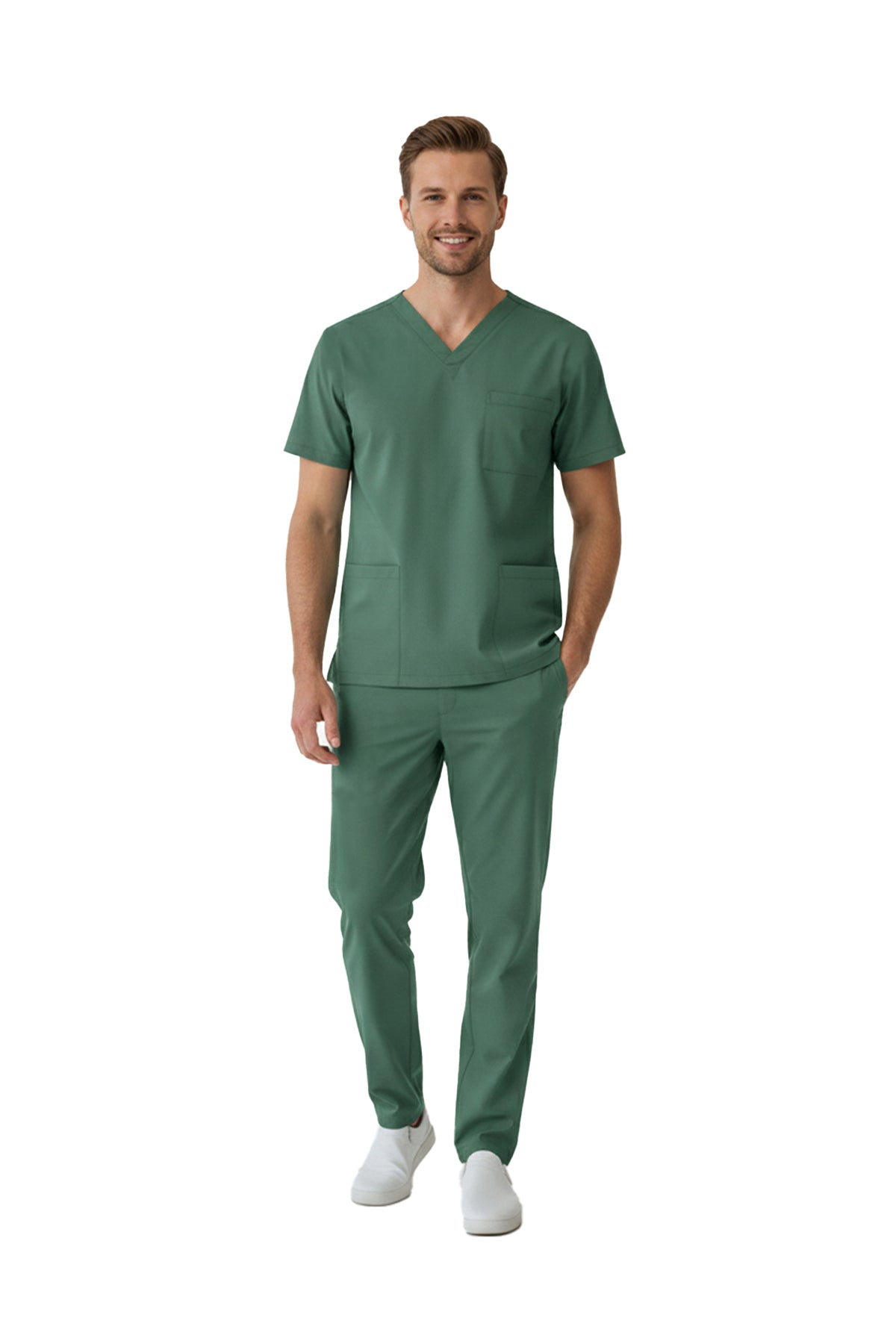 Frosty Spruce Dr. Greys  Scrubs Takım Lüks Likralı Kumaş