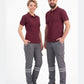 Gri 7/7 Gabardin Kumaş İş Pantolonu (Kışlık Kalın Kumaş)-3 cm Çift Sıra Reflektörlü