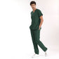 Avcı Yeşili Dr. Greys  Scrubs Takım Lüks Likralı Kumaş
