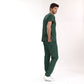 Avcı Yeşili Dr. Greys  Scrubs Takım Lüks Likralı Kumaş