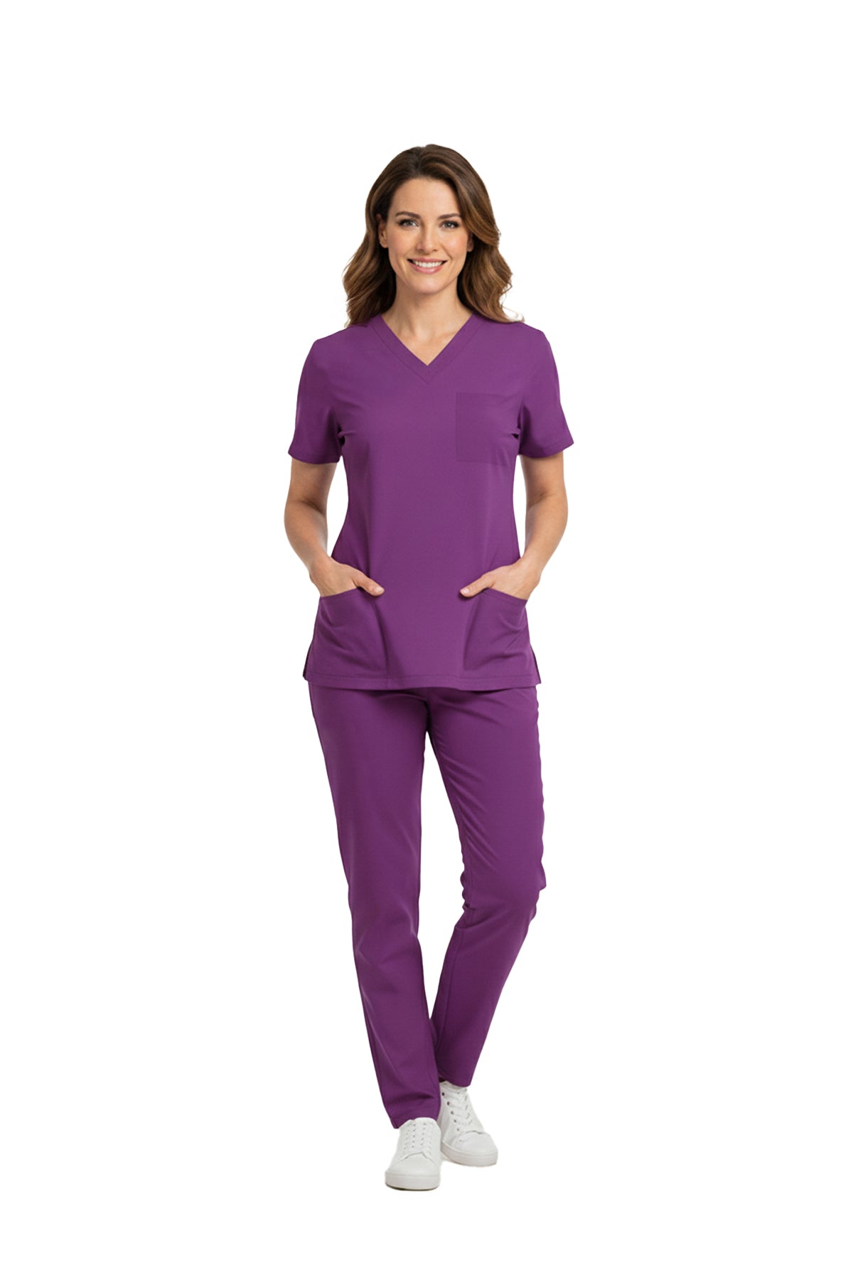 Byzantium Dr. Greys  Scrubs Takım Lüks Likralı Kumaş