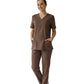 Friar Brown Dr. Greys  Scrubs Takım Lüks Likralı Kumaş