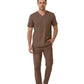 Friar Brown Dr. Greys  Scrubs Takım Lüks Likralı Kumaş