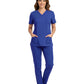 Dazzling Blue Dr. Greys  Scrubs Takım Lüks Likralı Kumaş