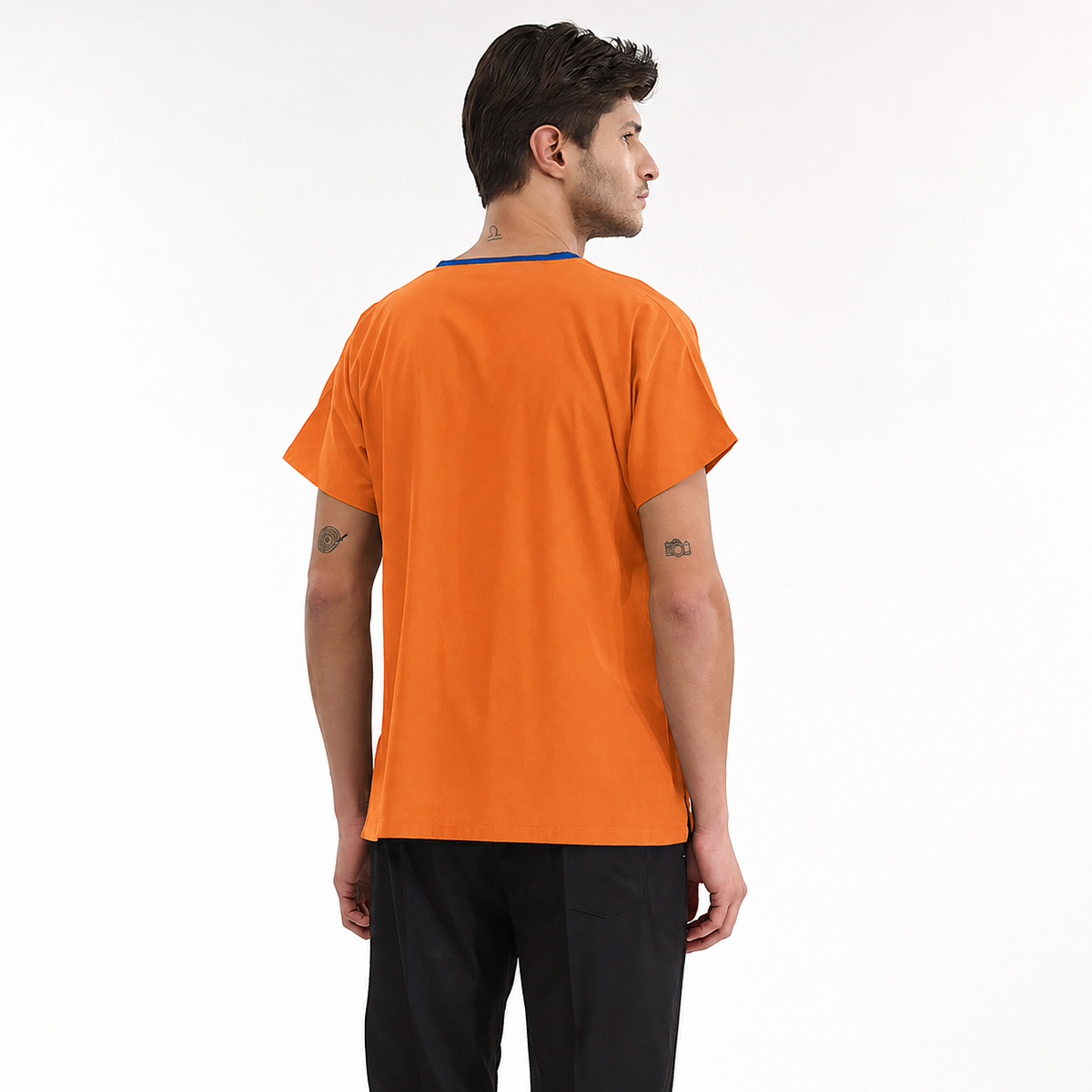 Orange Ochre Silva Lüks Likralı Tek Üst