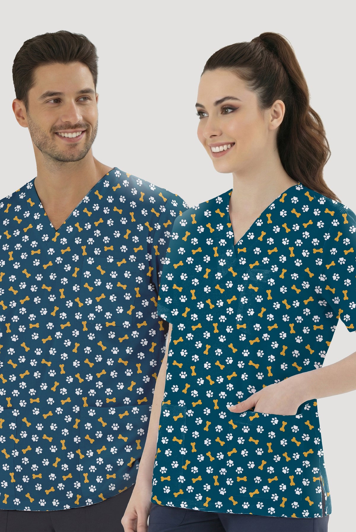 Patili Kemik Desenli Tek Üst (Cotton Likra Kumaş)