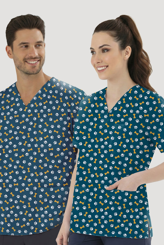 Patili Kemik Desenli Tek Üst (Cotton Likra Kumaş)
