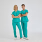 Benetton Yeşili Dr. Greys  Scrubs Takım Terikoton Kumaş