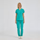 Benetton Yeşili Dr. Greys  Scrubs Takım Terikoton Kumaş