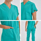Benetton Yeşili Dr. Greys  Scrubs Takım Terikoton Kumaş