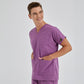 Mor Dr. Greys  Scrubs Takım Terikoton Kumaş