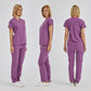Mor Dr. Greys  Scrubs Takım Terikoton Kumaş