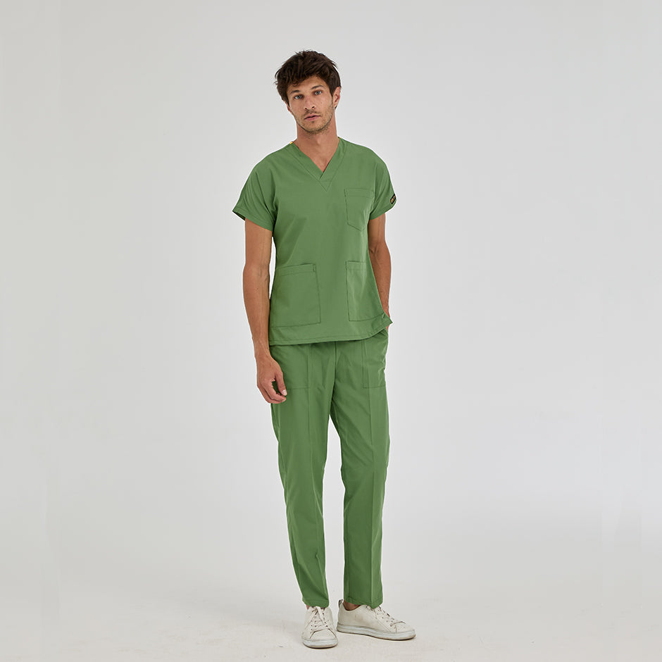 Fıstık Yeşili Dr. Greys  Scrubs Takım Terikoton Kumaş