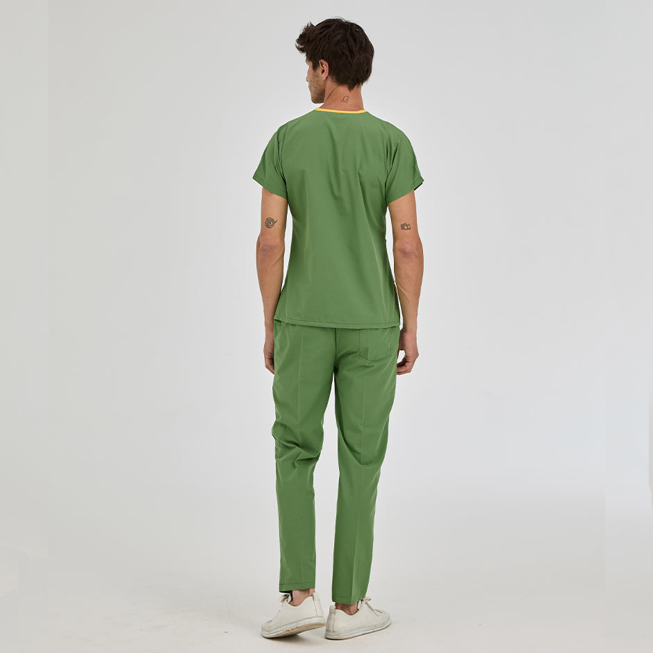 Fıstık Yeşili Dr. Greys  Scrubs Takım Terikoton Kumaş