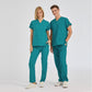 Açık Petrol Yeşili Dr. Greys  Scrubs Takım Terikoton Kumaş