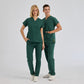 Avcı Yeşili Dr. Greys  Scrubs Takım Terikoton Kumaş