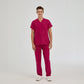 Vişne Dr. Greys  Scrubs Takım Terikoton Kumaş