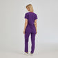 Özel Mor Dr. Greys  Scrubs Takım Terikoton Kumaş