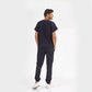 Lacivert Basic  Scrubs Takım Lüks Likralı Kumaş