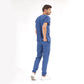 Petrol Mavisi Basic  Scrubs Takım Lüks Likralı Kumaş
