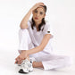 Beyaz Dr. Greys  Scrubs Takım Lüks Likralı Kumaş
