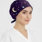 Yıldız Yağmuru Desenli Bone (Cotton Likra Kumaş)