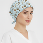 Yelken Dümeni Desenli Bone (Cotton Likra Kumaş)