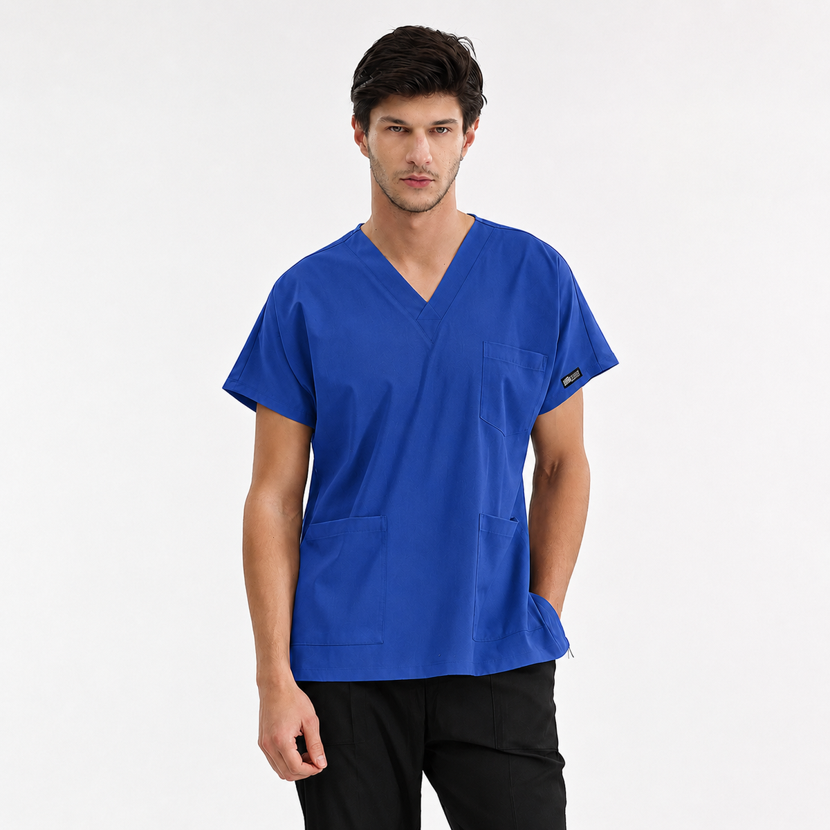 Dazzling Blue Silva Lüks Likralı Tek Üst
