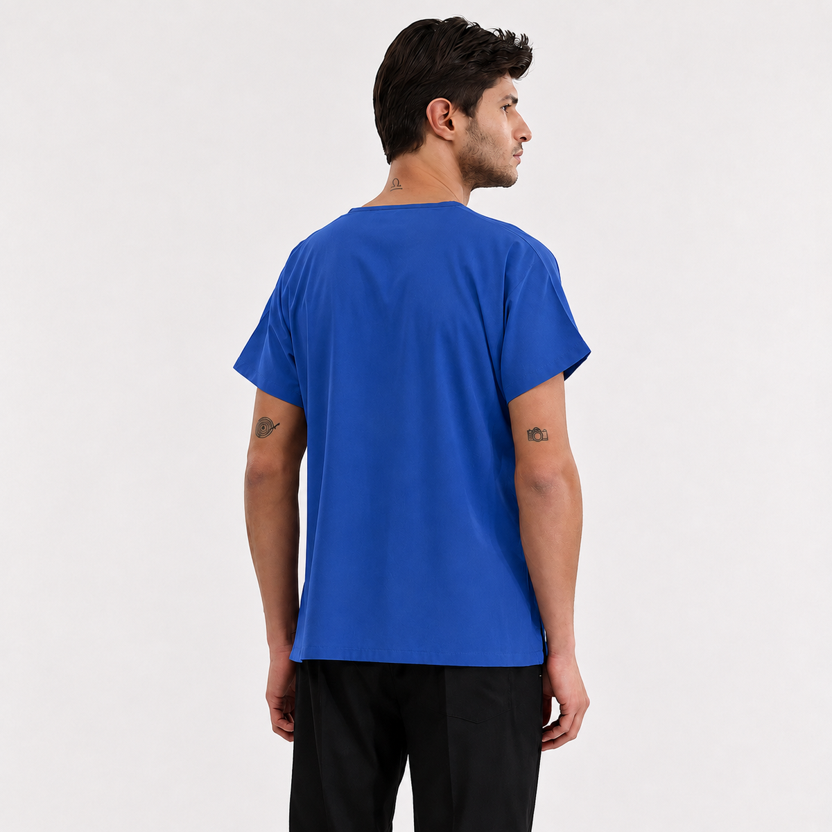 Dazzling Blue Silva Lüks Likralı Tek Üst