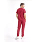 Bordo Jogger  Scrubs Takım Lüks Likralı Kumaş