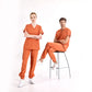 Kiremit Jogger  Scrubs Takım Lüks Likralı Kumaş