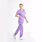 Lila Jogger  Scrubs Takım Lüks Likralı Kumaş