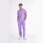 Lila Jogger  Scrubs Takım Lüks Likralı Kumaş