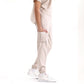Krem Jogger  Scrubs Takım Lüks Likralı Kumaş