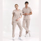 Krem Jogger  Scrubs Takım Lüks Likralı Kumaş