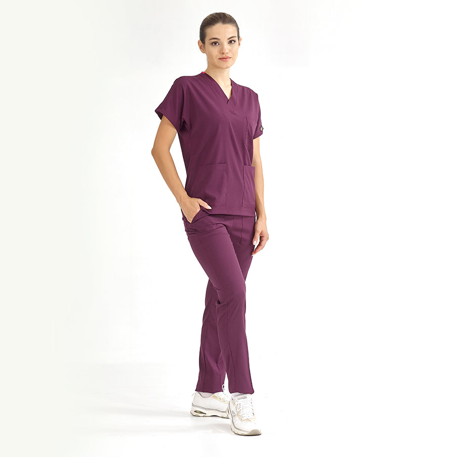 Mürdüm Dr. Greys  Scrubs Takım Lüks Likralı Kumaş